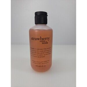 NEW Philosophy Strawberry Italian Soda Shampoo Shower Gel Bubble Bath All in 1